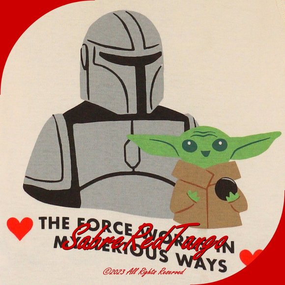 NWT Hanna Andersson Star Wars Organic Long Johns Pajamas Mando Grogu 150 12 - Picture 2 of 4